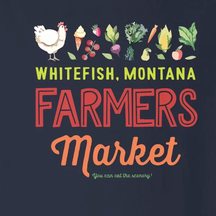 Whitefish Montana Farmers Market Toddler Long Sleeve Shirt