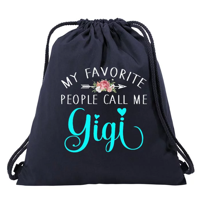 Womens My Favorite Nurse Call Me Gigi Nurses Grandma Mothers Day Drawstring Bag