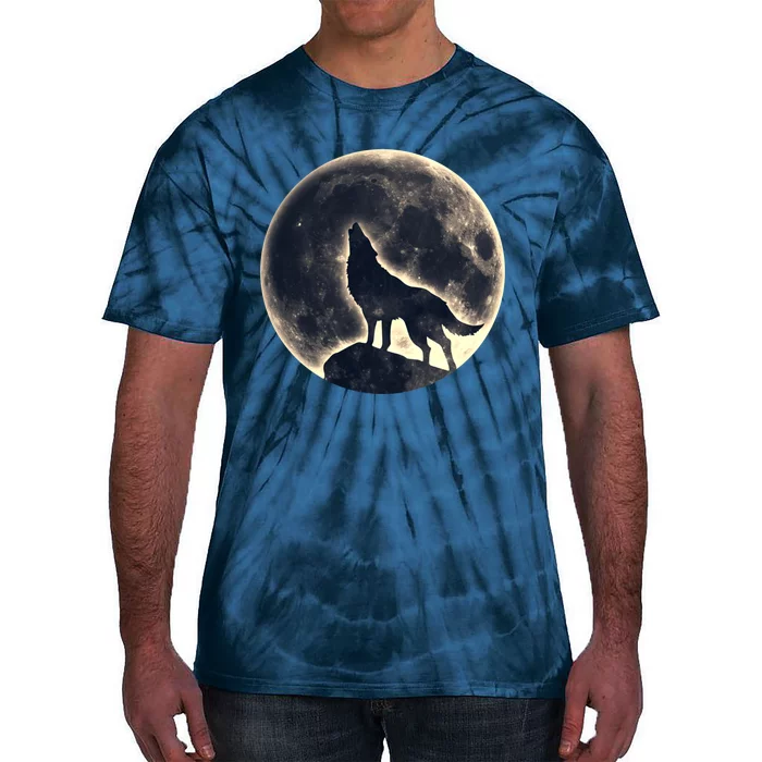 Wolf Moon Fantasy Wild Dog Wolves Tie-Dye T-Shirt