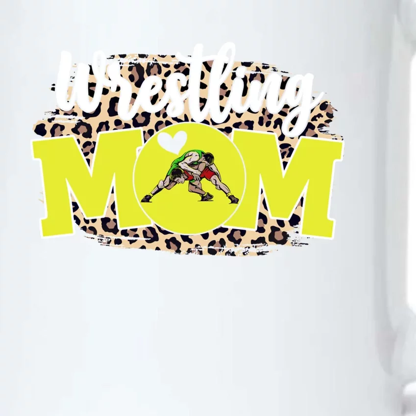 Wrestling Mom Funny Mother's Day For Mom Game Day Outfit Cute Gift Black Color Changing Mug