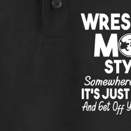 Wrestling Mom for Wo Funny Wrestle Wrestler Gifts Dry Zone Grid Performance Polo