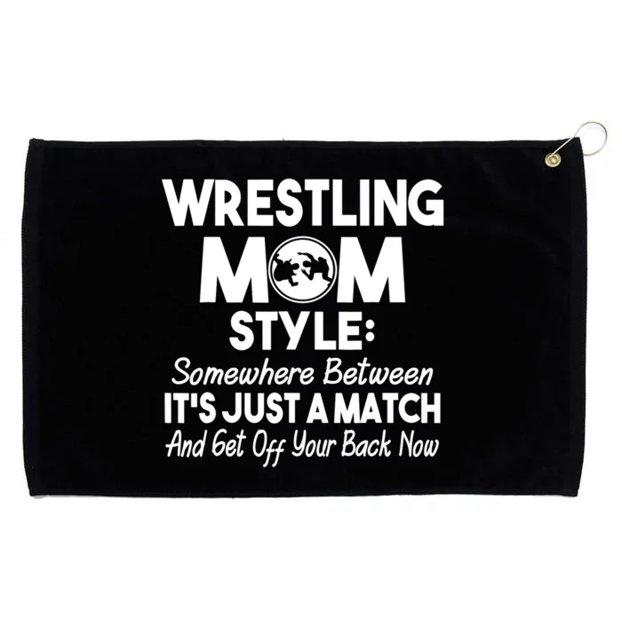 Wrestling Mom for Wo Funny Wrestle Wrestler Gifts Grommeted Golf Towel