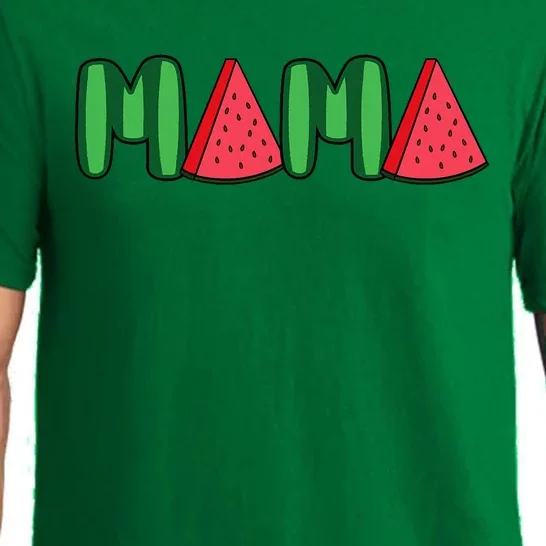 Watermelon Mama Fruitarian Lover Mom Summer Fruit Mother Pajama Set