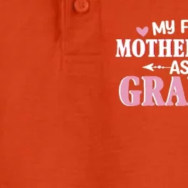 Wo's My First Mother's Day As A Granny Mother's Day Funny Gift Dry Zone Grid Performance Polo