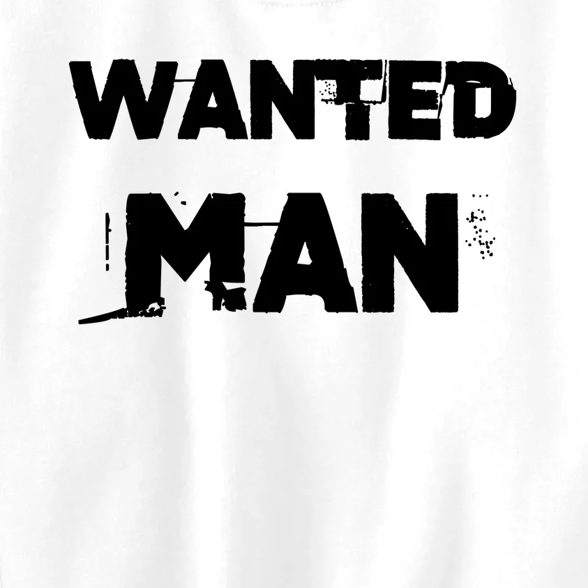 Wanted Man Funny Meme Kids Sweatshirt