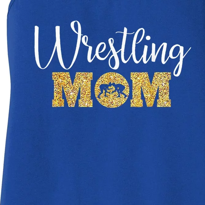 Wrestling Mom Funny Wrestling Women's Racerback Tank