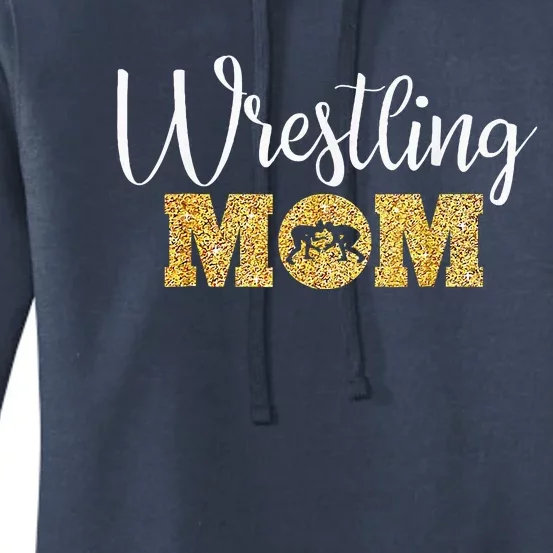 Wrestling Mom Funny Wrestling Women's Pullover Hoodie