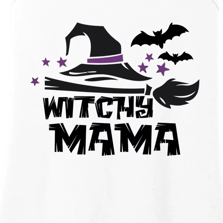 Witchy Mama Funny Halloween Witch Mom Spooky Cute Gift Ladies Essential Tank