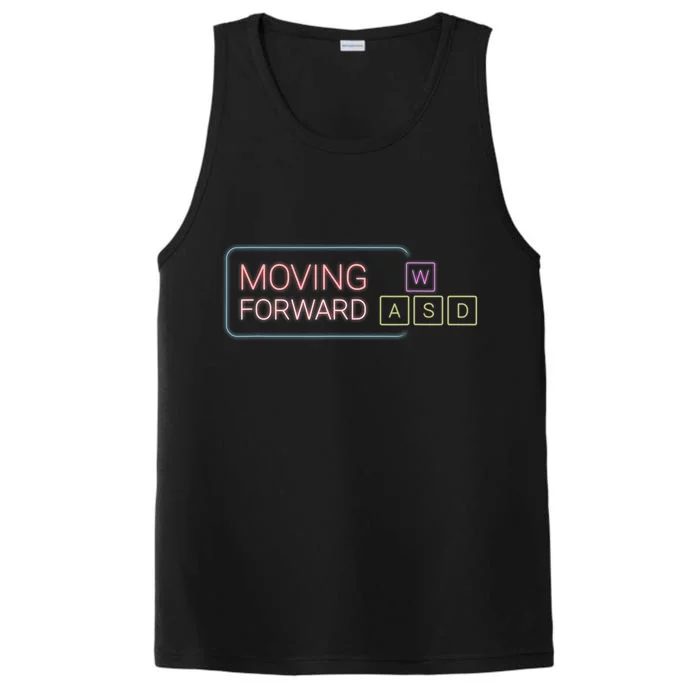 Wasd Moving Forward Retro Pc Gaming Inspirational Performance Tank