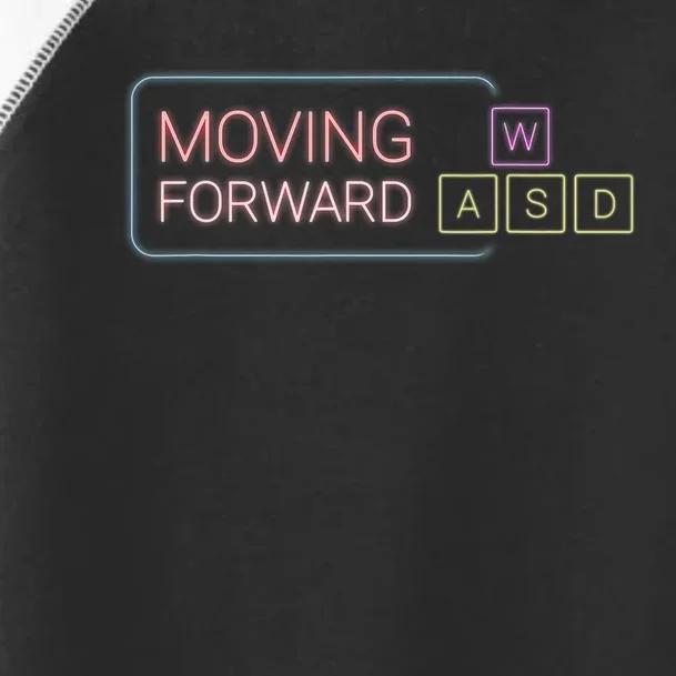 Wasd Moving Forward Retro Pc Gaming Inspirational Toddler Fine Jersey T-Shirt