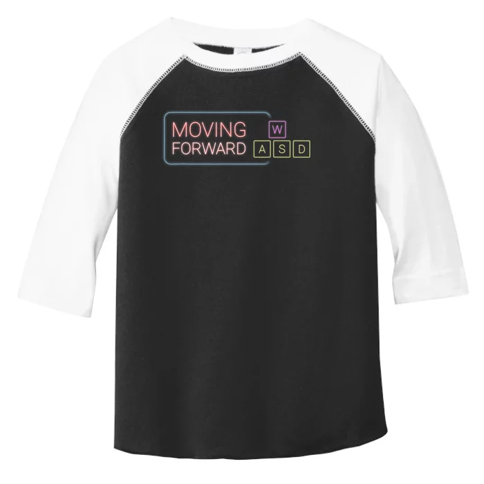 Wasd Moving Forward Retro Pc Gaming Inspirational Toddler Fine Jersey T-Shirt