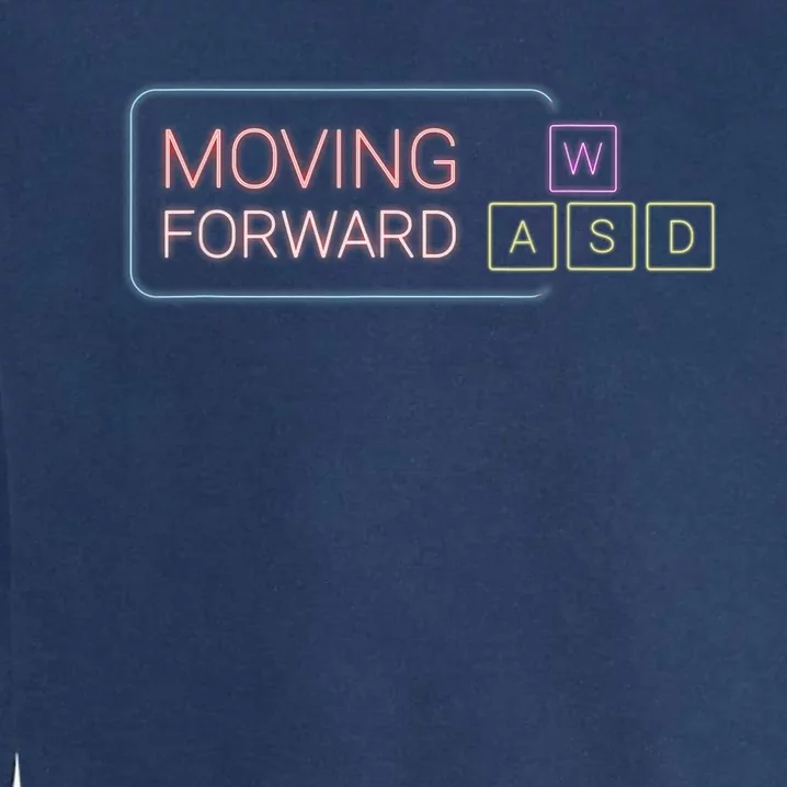 Wasd Moving Forward Retro Pc Gaming Inspirational Garment-Dyed Sweatshirt