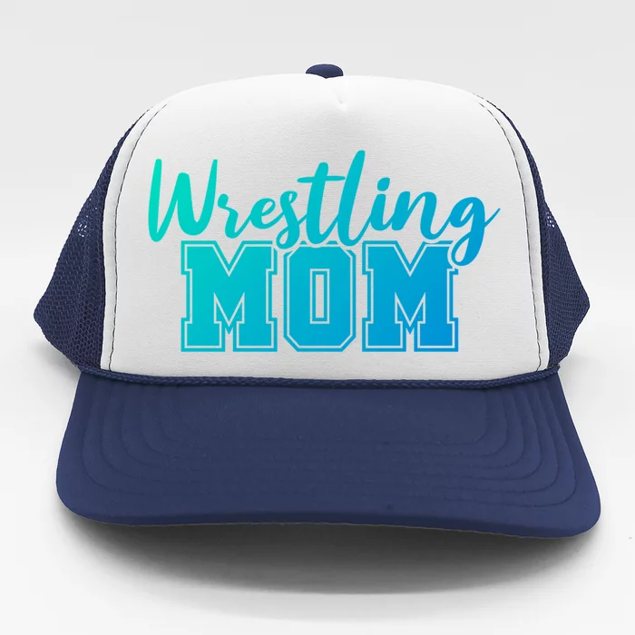 Wrestling Mom Gift Trucker Hat