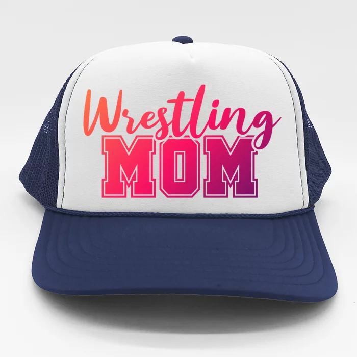 Wrestling Mom Gift Trucker Hat