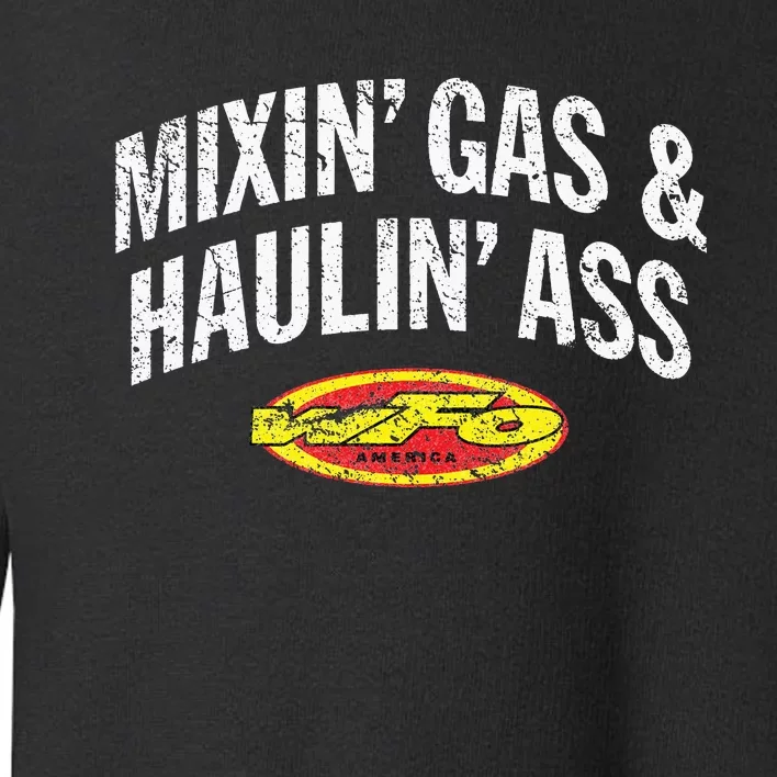 WFO Mixing Gas Hauling Ass Motocross Racer Dirt Bike Rider Toddler Sweatshirt