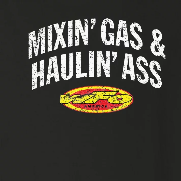 WFO Mixing Gas Hauling Ass Motocross Racer Dirt Bike Rider Toddler Long Sleeve Shirt