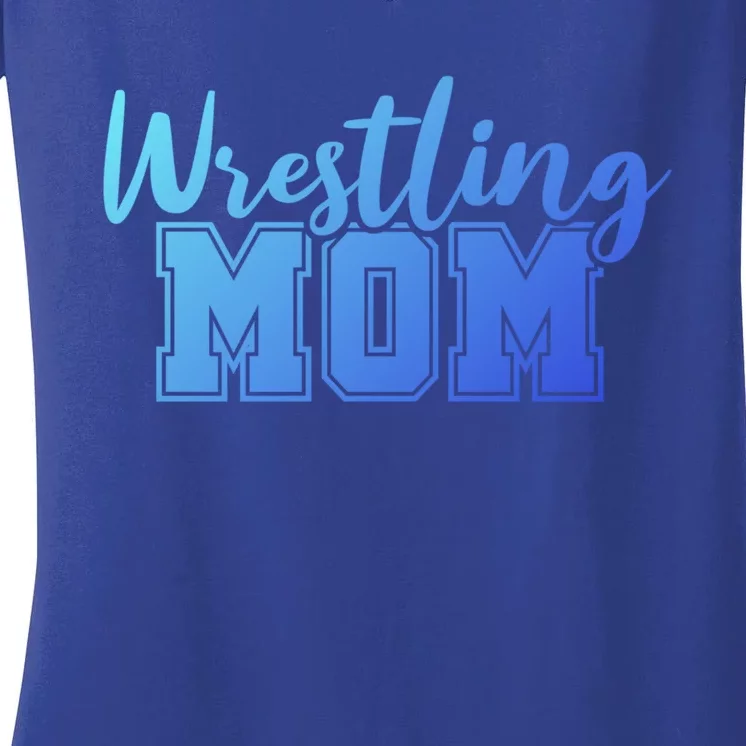 Wrestling Mom Gift Women's V-Neck T-Shirt