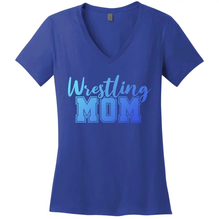 Wrestling Mom Gift Women's V-Neck T-Shirt