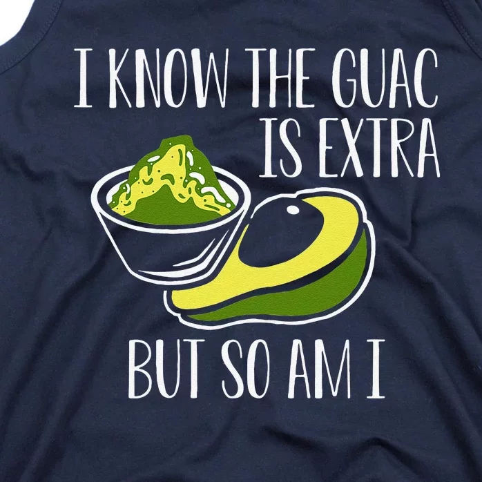 Womens Mexican Guacamole Avocado Cinco De Mayo Tank Top