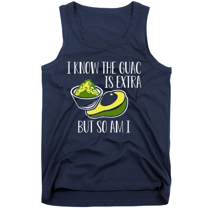 Womens Mexican Guacamole Avocado Cinco De Mayo Tank Top