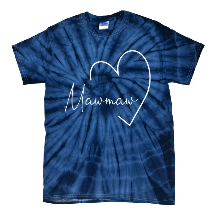 Womens Mawmaw Gift Grandma Christmas Mother's Day Tie-Dye T-Shirt