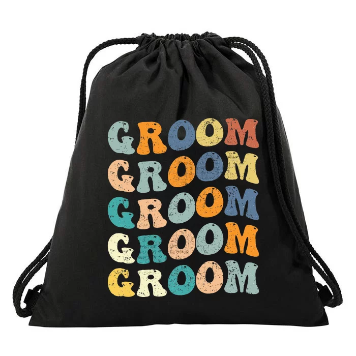 Wedding Matching Gifts Matching Getting Ready Bride & Groom Drawstring Bag