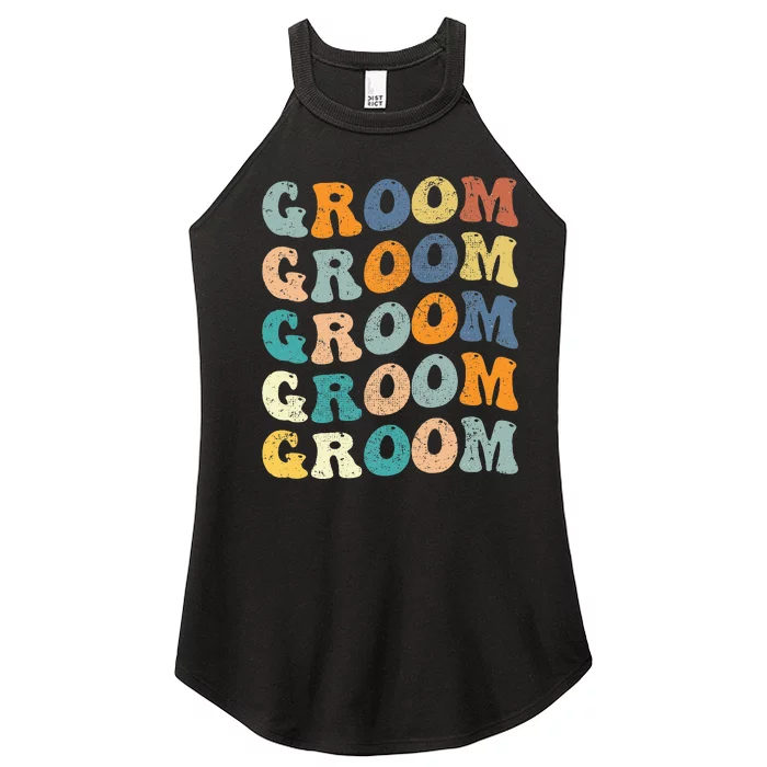 Wedding Matching Gifts Matching Getting Ready Bride & Groom Women’s Perfect Tri Rocker Tank