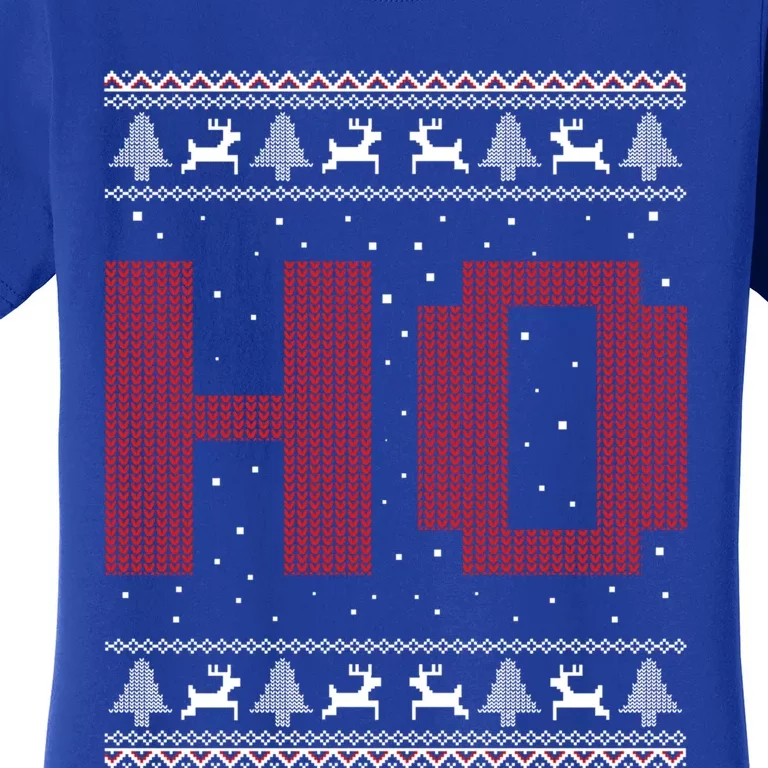 Where My HoS At Ho Matching Couple Santa Ugly Christmas Meaningful Gift Women's T-Shirt