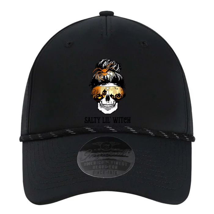 Witchy Mama Halloween Skull Witch Mom Spooky Gift Performance The Dyno Cap