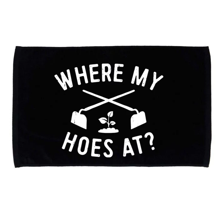 Where My Hoes At Microfiber Hand Towel