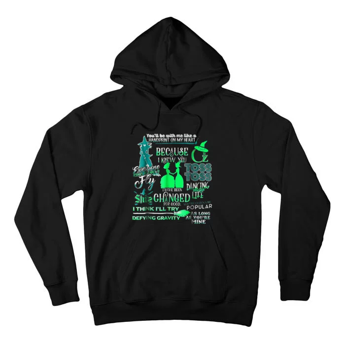 Wicked Musical Halloween Tall Hoodie