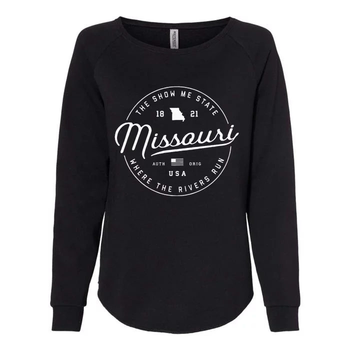 Warm Missouri Hoodie Badge Logo Hooded Womens California Wash Sweatshirt