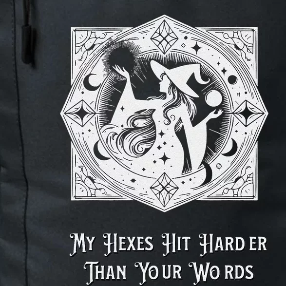 Witch My Hexes Hit Harder Than Your Words Magic Wicked Vamp Daily Commute Backpack