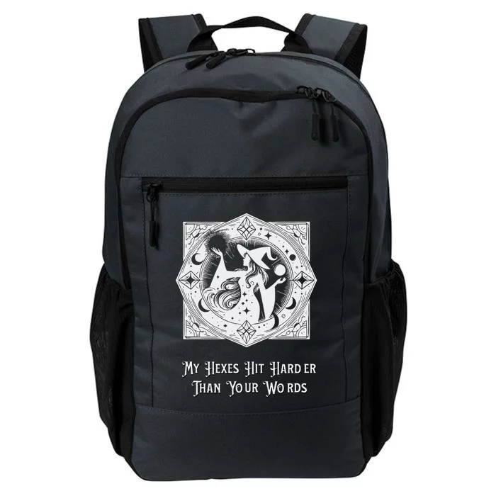 Witch My Hexes Hit Harder Than Your Words Magic Wicked Vamp Daily Commute Backpack