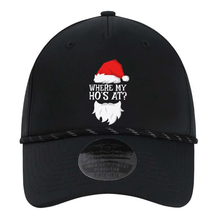 Where My Ho's At  Santa Funny Christmas Performance The Dyno Cap