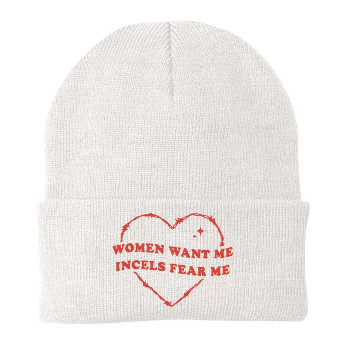 Want Me Incels Fear Me Knit Cap Winter Beanie