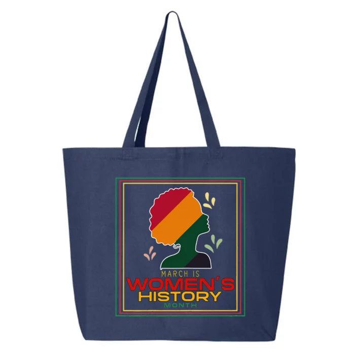 Womens March Is WOMEN'S HISTORY MONTH 25L Jumbo Tote