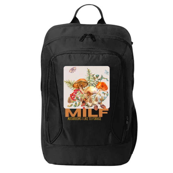 Women Mushrooms I Like To Forage City Backpack