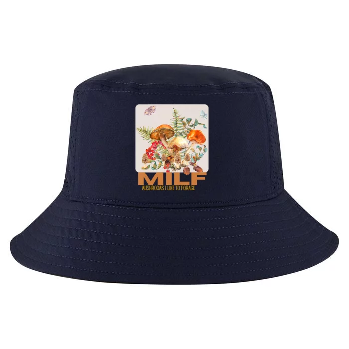 Women Mushrooms I Like To Forage Cool Comfort Performance Bucket Hat