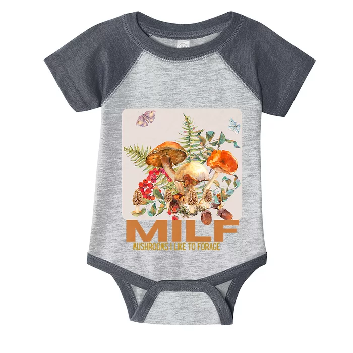 Women Mushrooms I Like To Forage Infant Baby Jersey Bodysuit