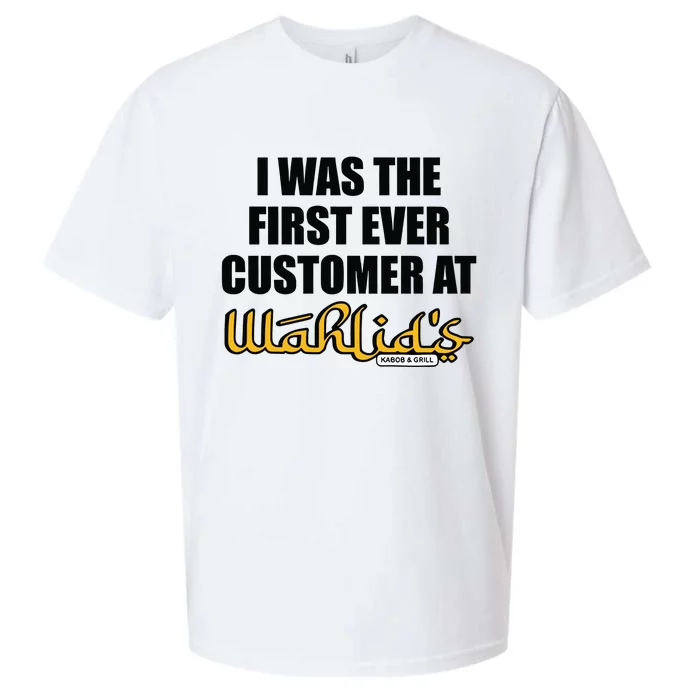 Wahlid Mohammad I Was The First Ever Customer At WahlidS Sueded Cloud Jersey T-Shirt