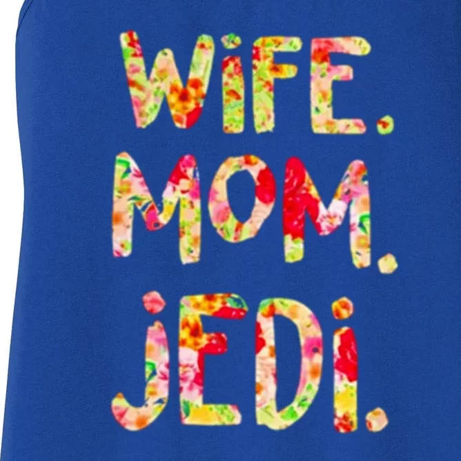 Wife Mom Jedi Women's Racerback Tank