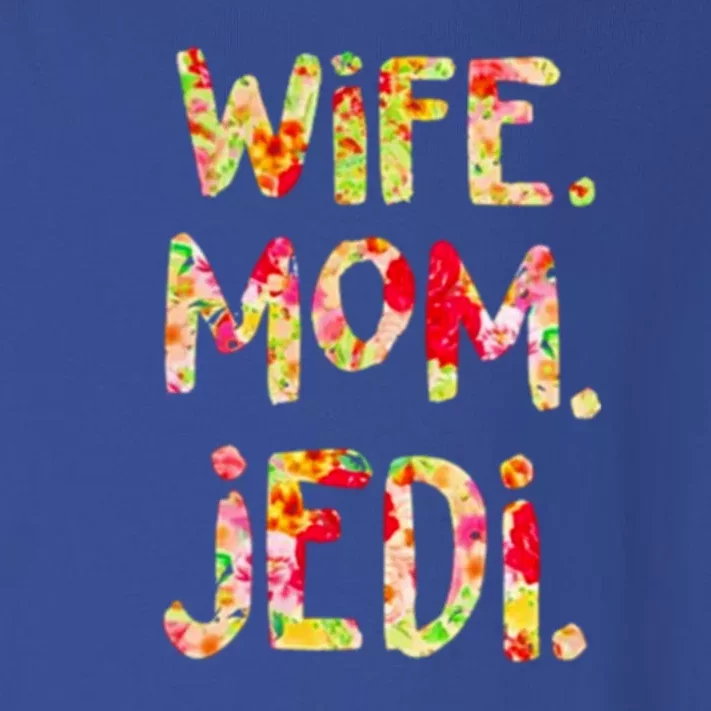 Wife Mom Jedi Toddler Long Sleeve Shirt