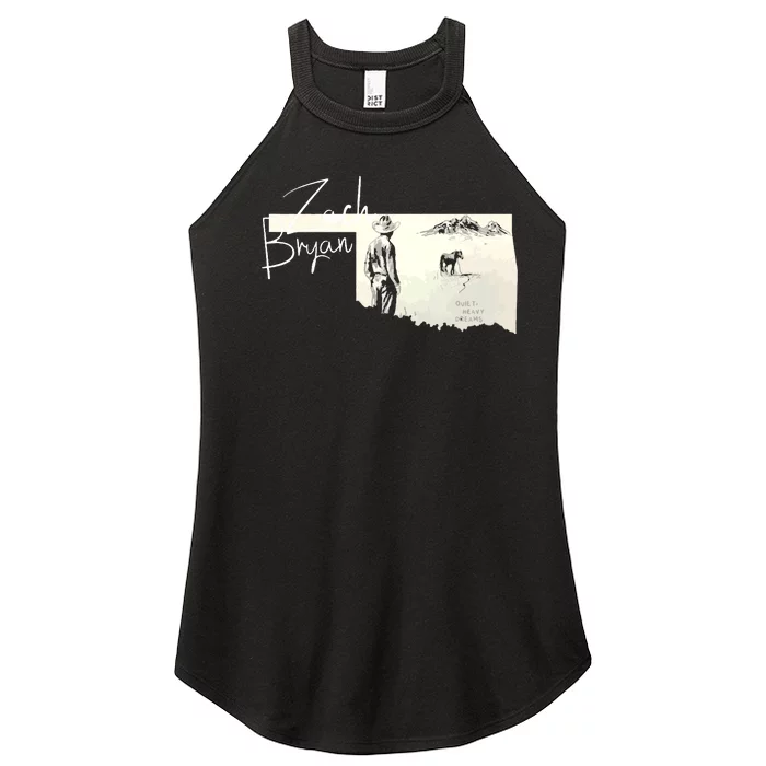 Western Music Lover Gift Vintage Women’s Perfect Tri Rocker Tank