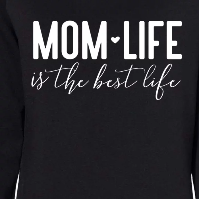 Wonder Mom Life Is The Best Life For Mama Or Grandma Gift Womens California Wash Sweatshirt