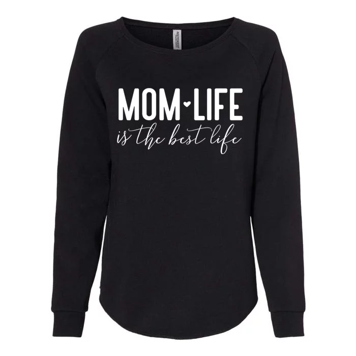 Wonder Mom Life Is The Best Life For Mama Or Grandma Gift Womens California Wash Sweatshirt