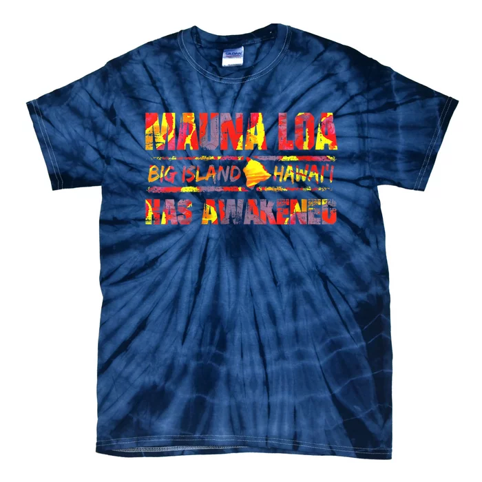 Womens Mauna Loa Tie-Dye T-Shirt