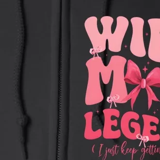 Wife Mom Legend Family Lover Gift Idea Full Zip Hoodie