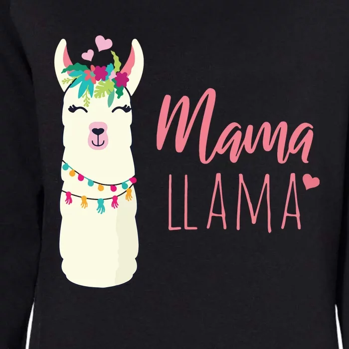 Womens Mama Llama Womens California Wash Sweatshirt