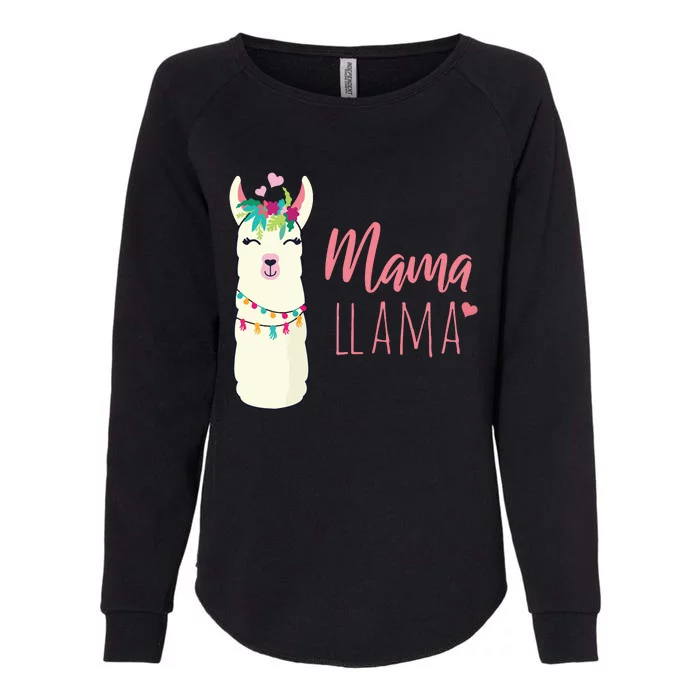 Womens Mama Llama Womens California Wash Sweatshirt